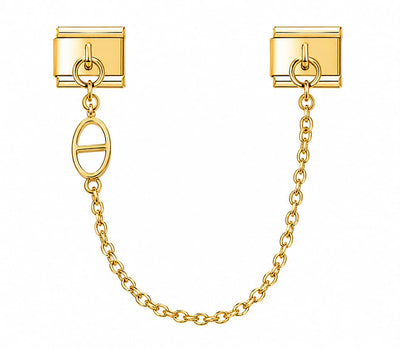 Double Charm italien chaînette maille marine