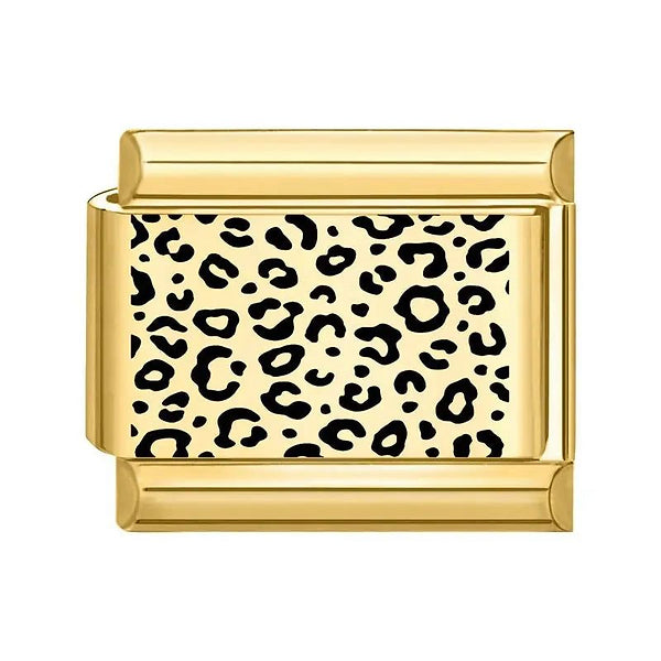 Charm italien léopard beige