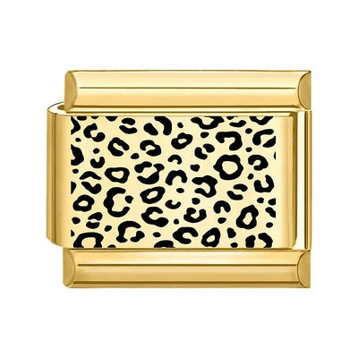 Charm italien léopard beige