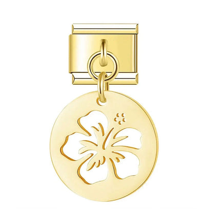 Charm italien breloque fleur de lotus