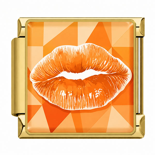 Charm italien bouche orange