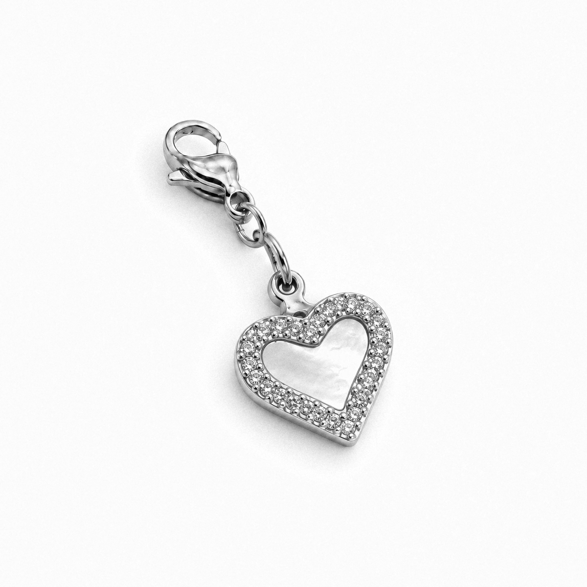 Charm coeur précieux - argenté