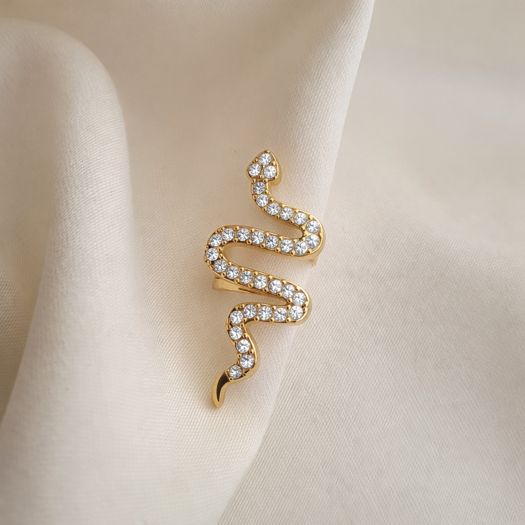 Ear Cuff Snake - doré