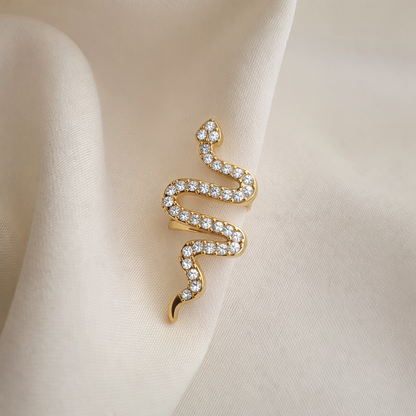 Ear Cuff Snake - doré