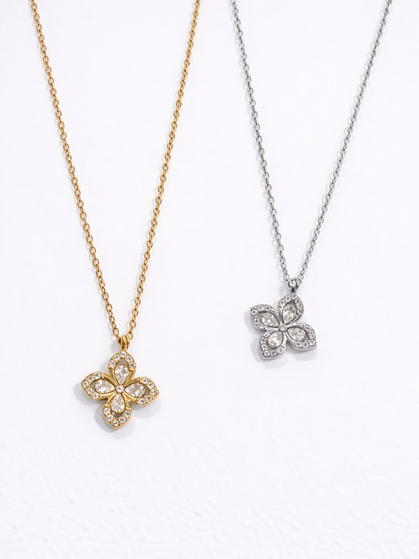 Collier Crystallia - Coloris au choix