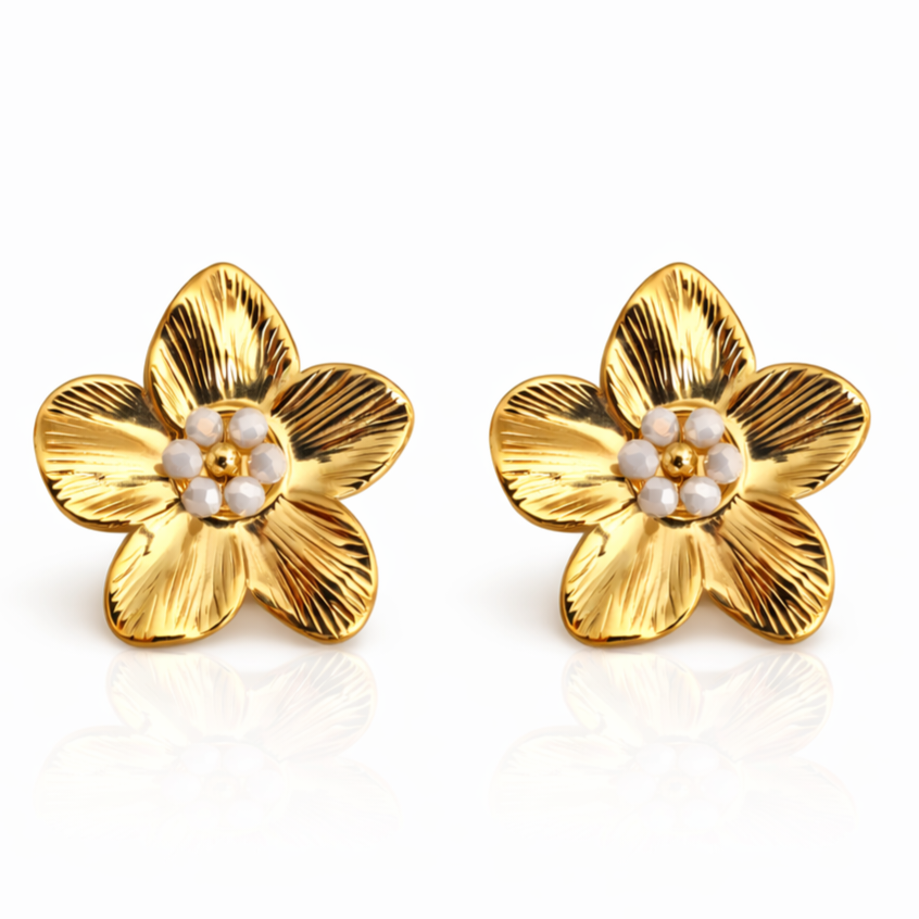 Boucles d’oreilles BALI perlée
