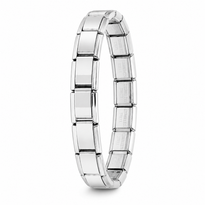 Bracelet charms Italien personnalisable neutre - argenté