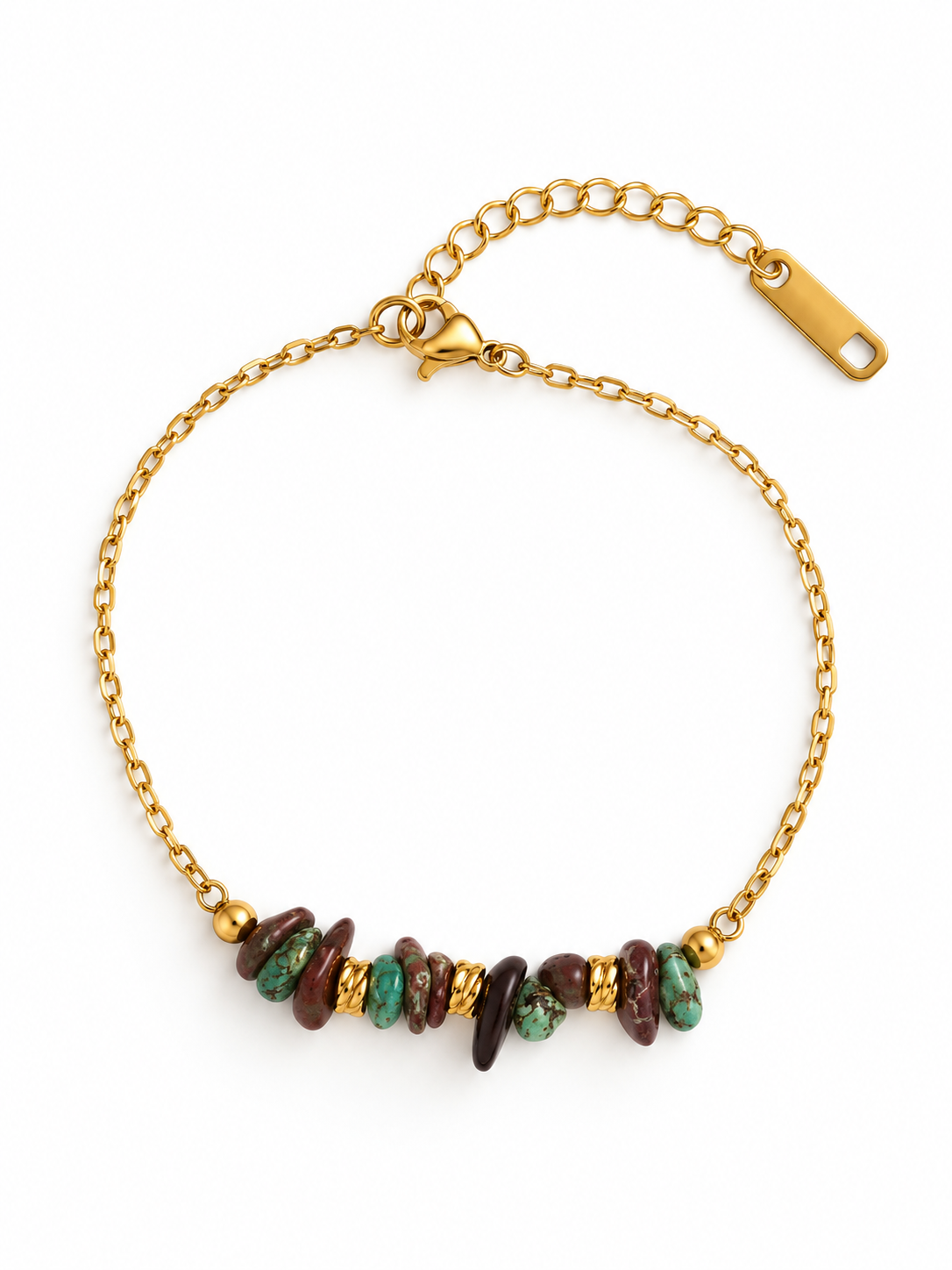 Bracelet pierre Turquoise d'Afrique
