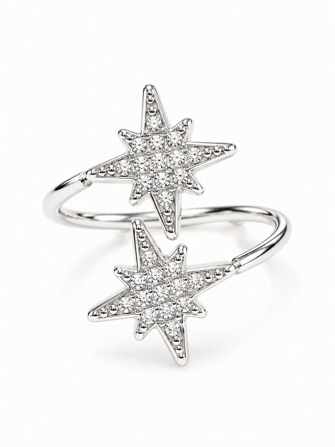 Bague CELESTIA double – argenté
