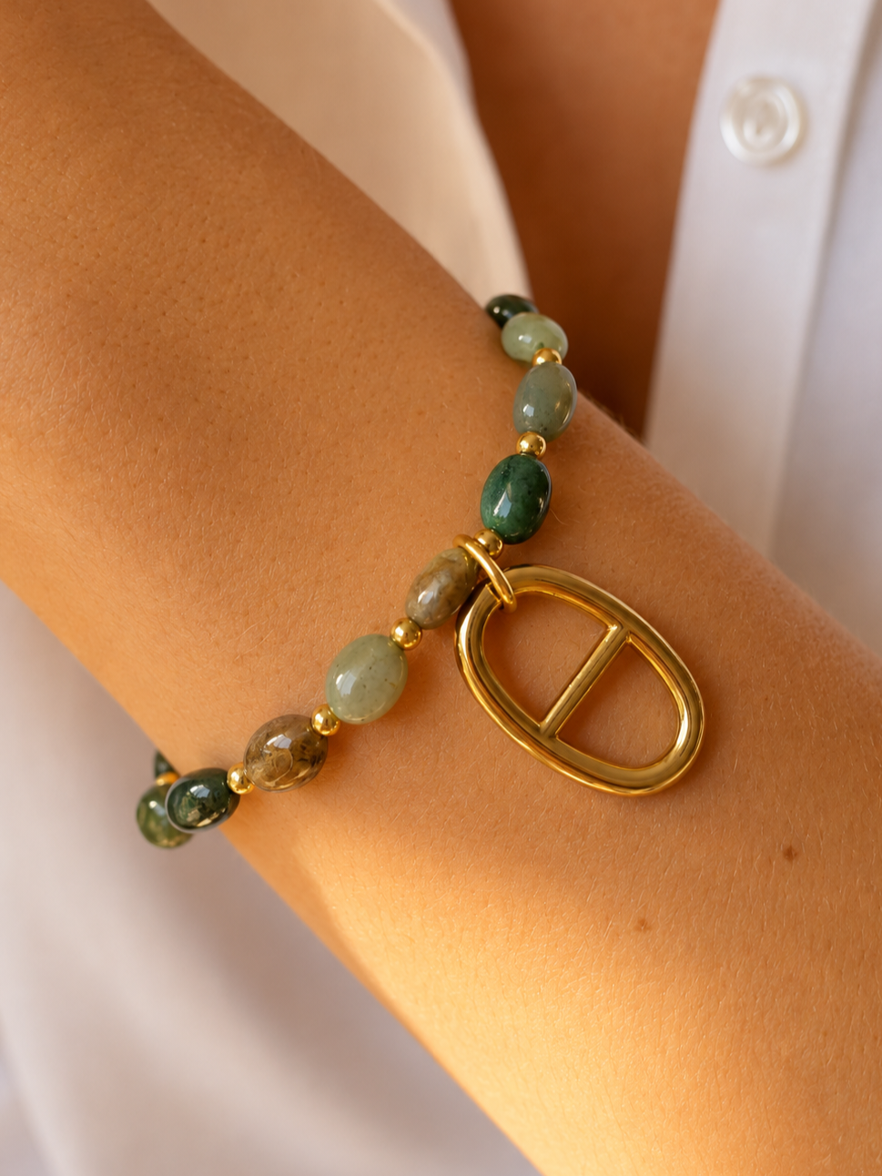 Bracelet JARDIN MINÉRAL - pierre au choix