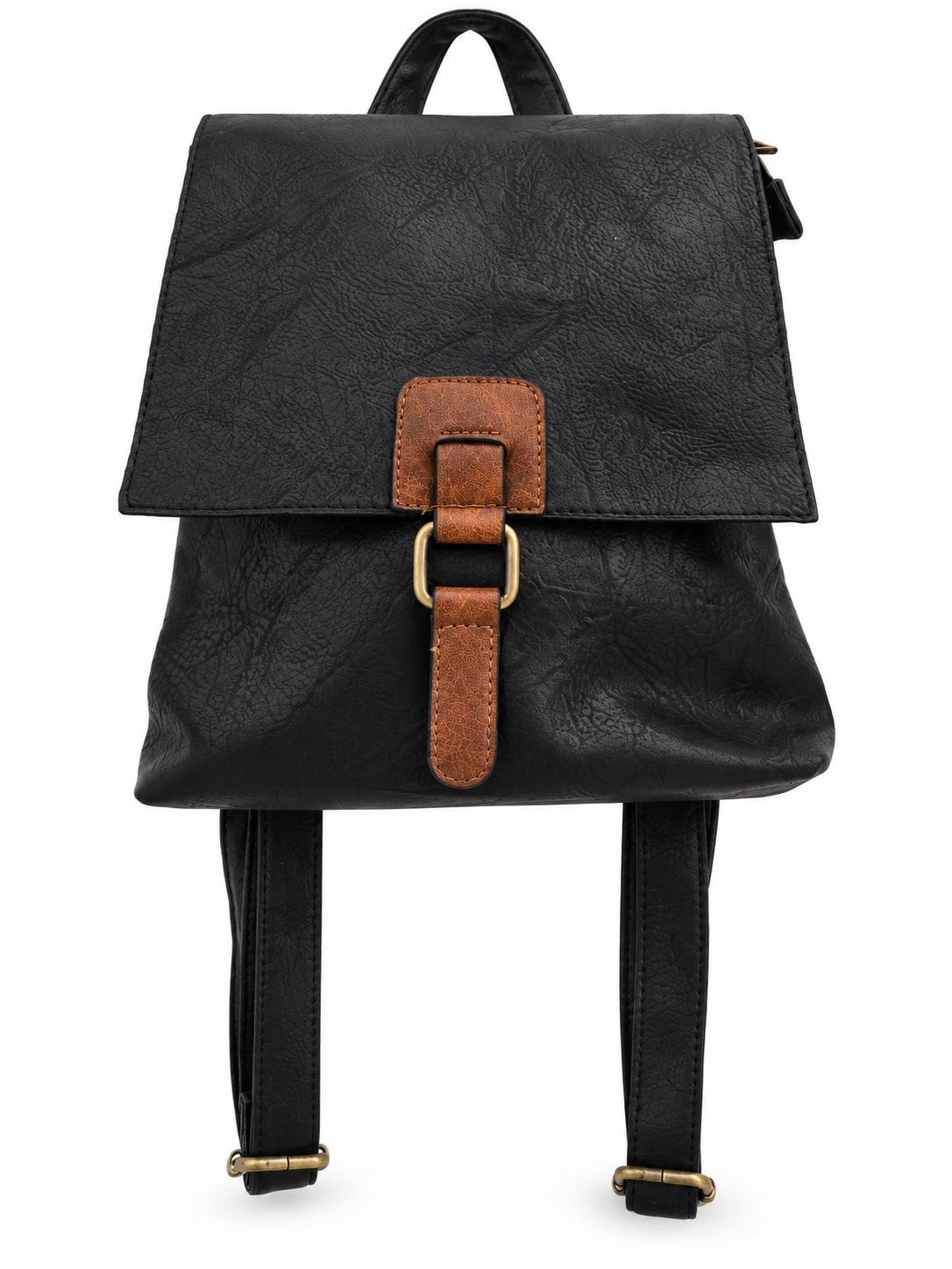 Sac bandoulière noir et beige avec cordelette colorée