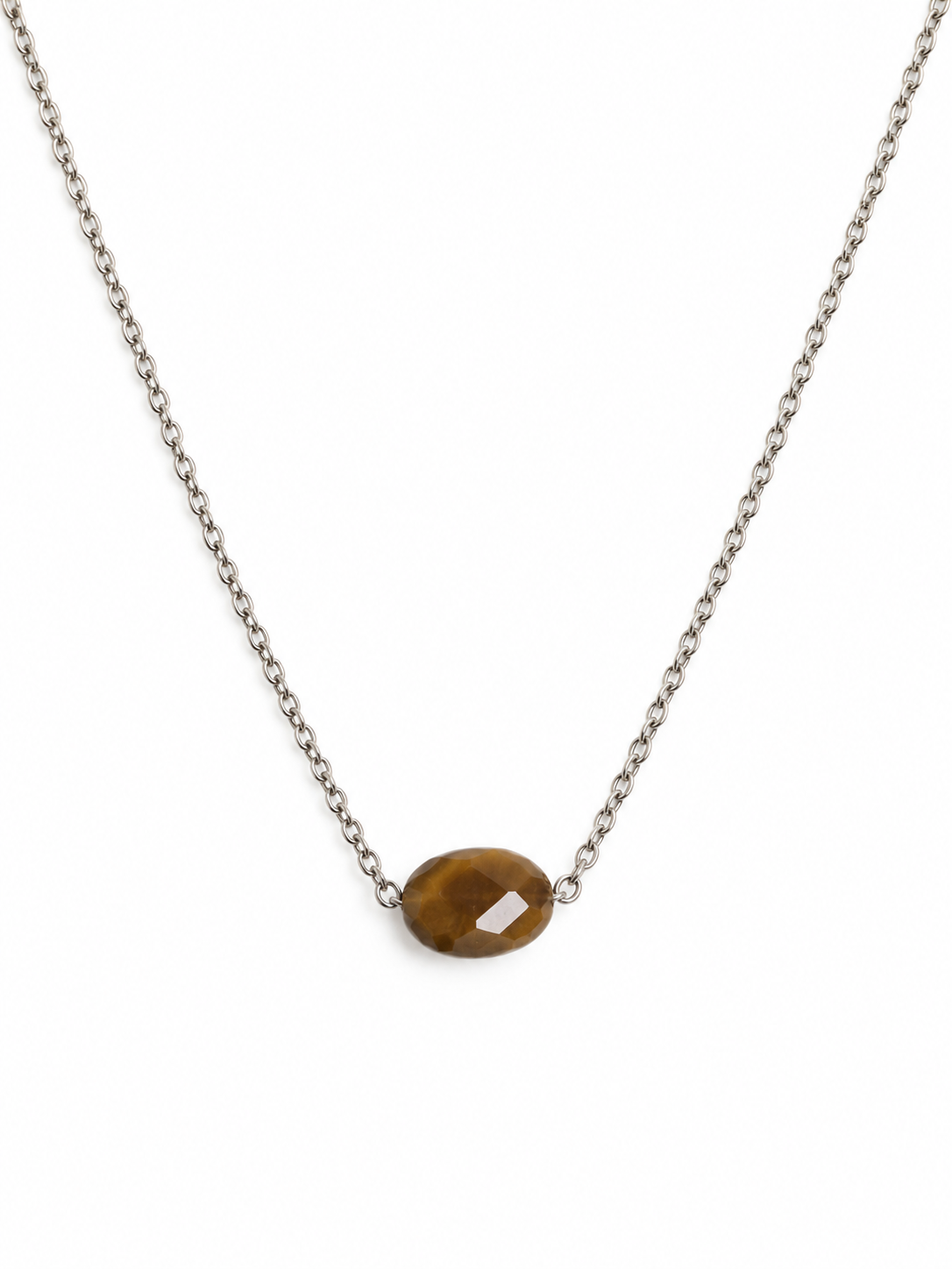 Collier déstockage petite pierre naturelle