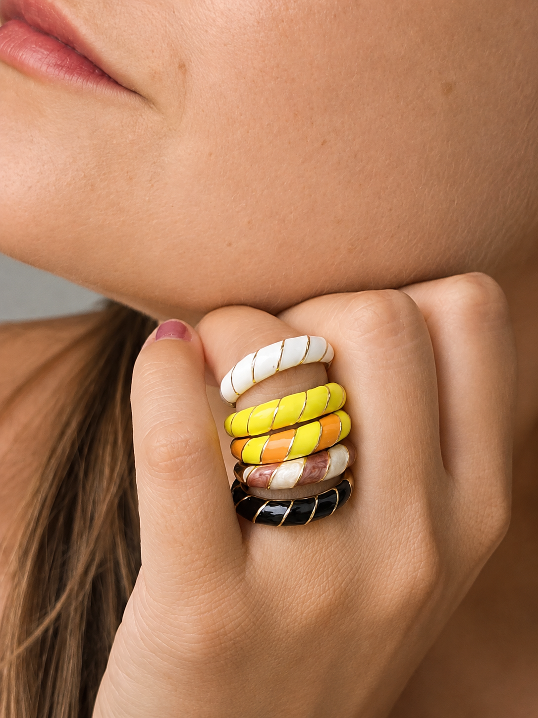 Bague colorée SORBETTO