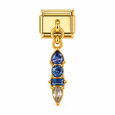 Charm italien breloque talisman bleu