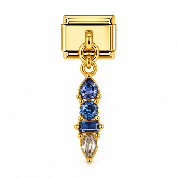 Charm italien breloque talisman bleu