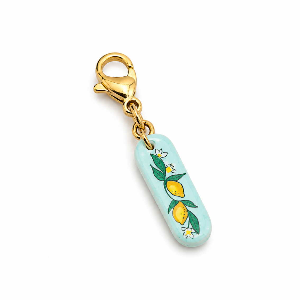 Charm pendentif bleuté citrons 🍋