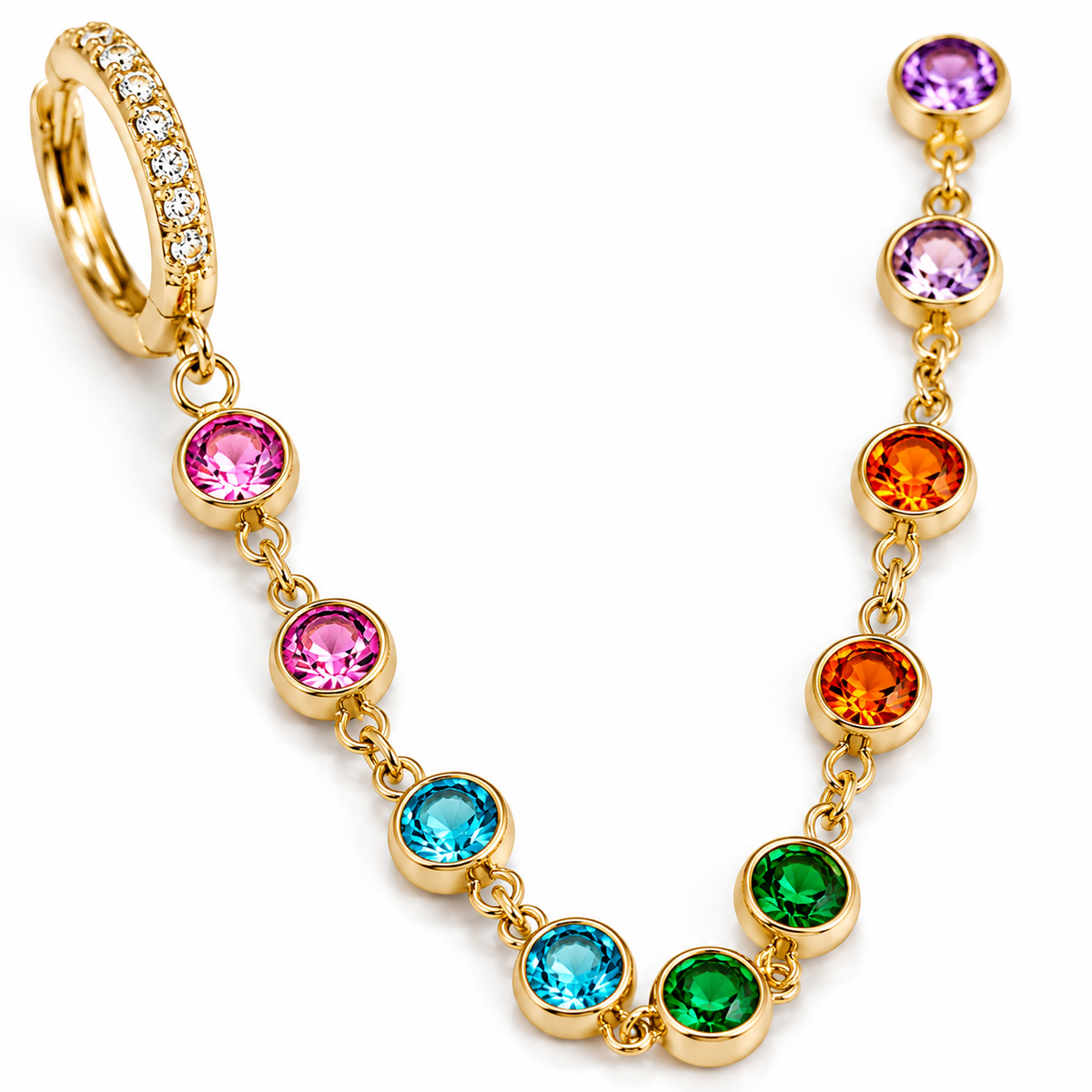 Boucle d'oreille RAINBOW MUSE