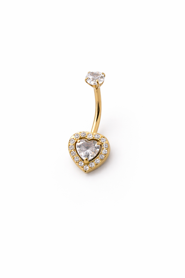Piercing HEART - doré