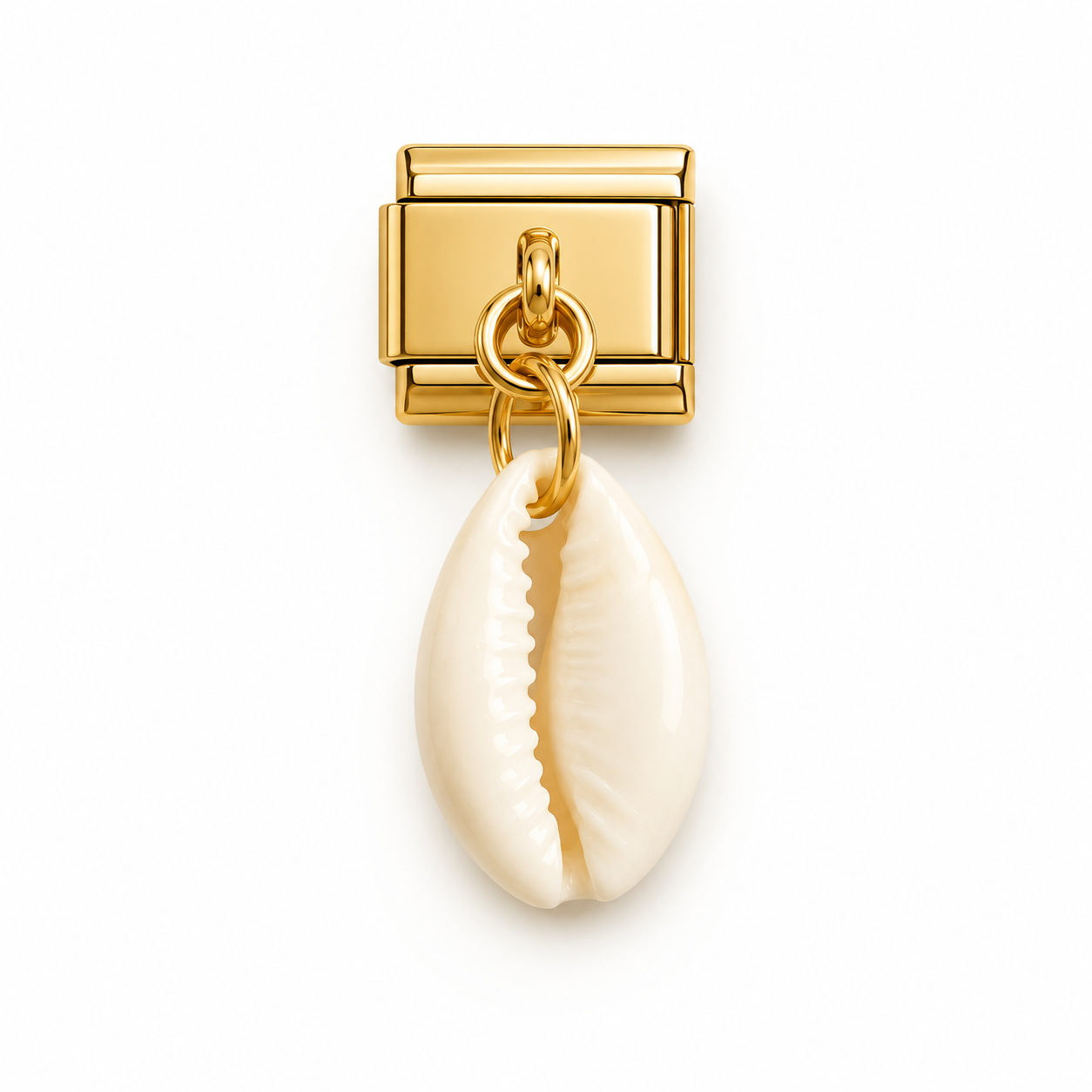 Charm italien breloque coquillage cauri naturel