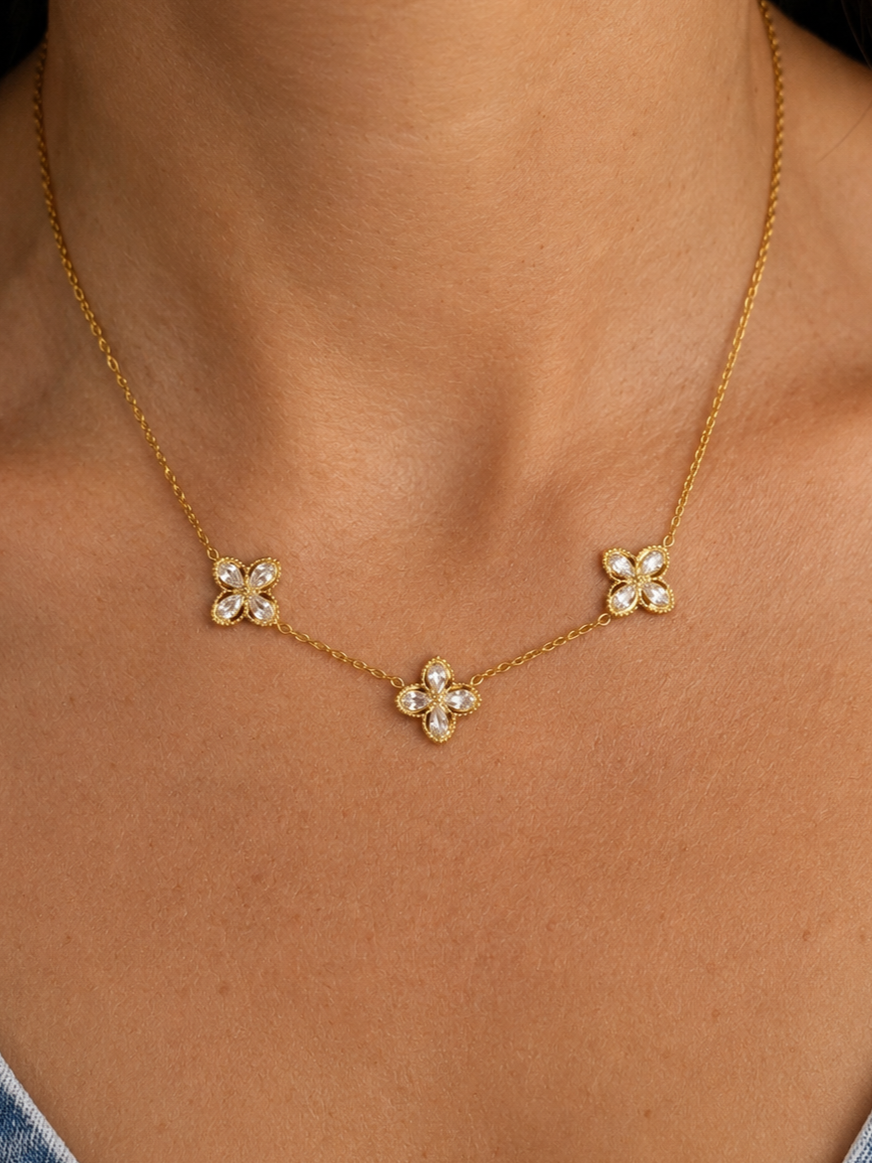 Collier Golden Blossom