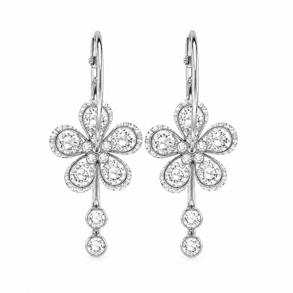 Boucles d’oreilles FLORIA - argenté