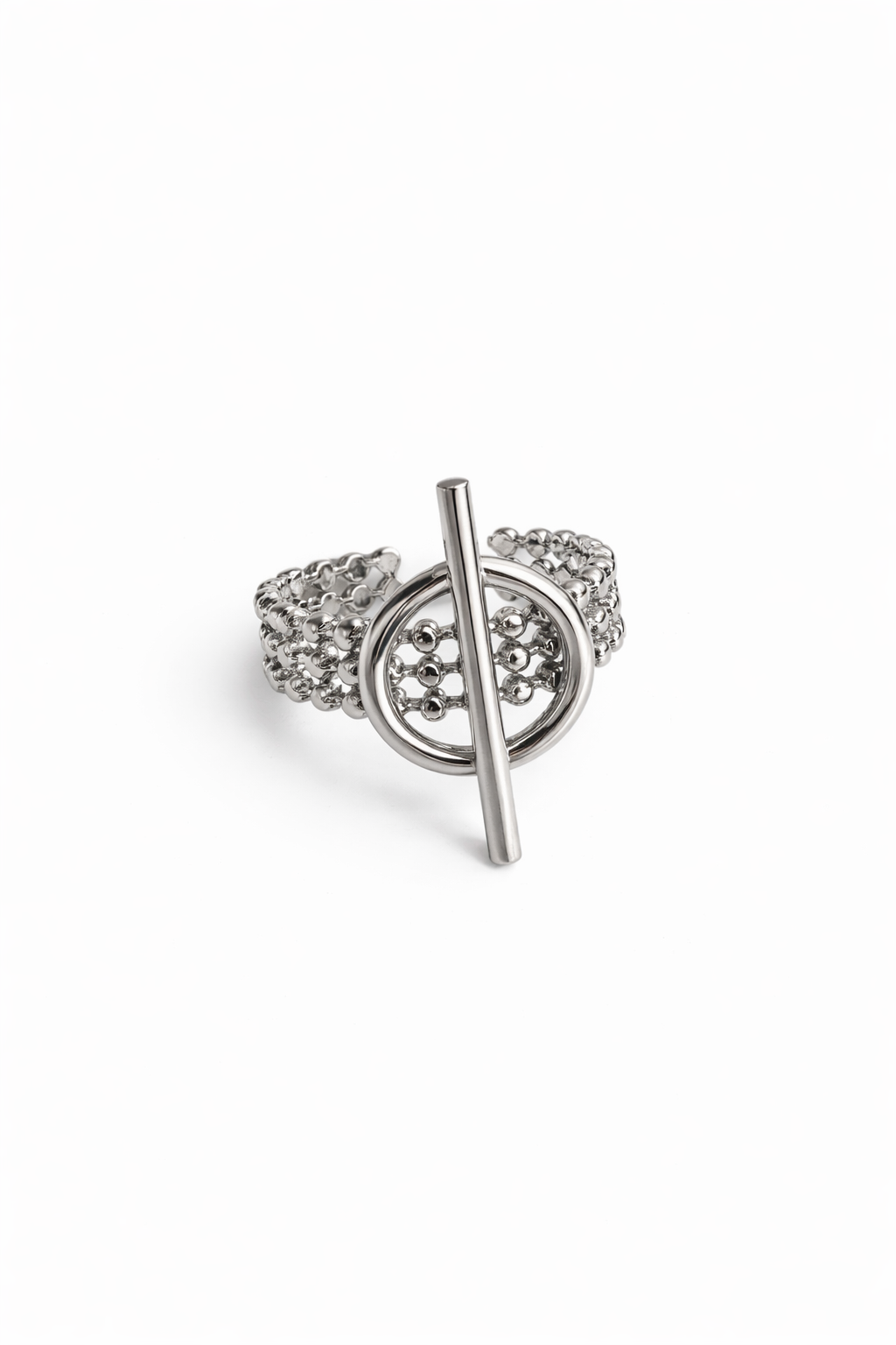 Bague SAFRANE picots – argenté