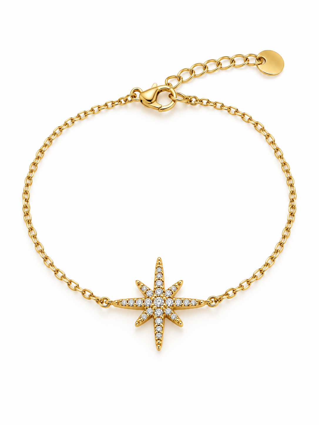 Bracelet étoile zircons