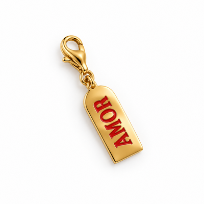 Charm plaque AMOR