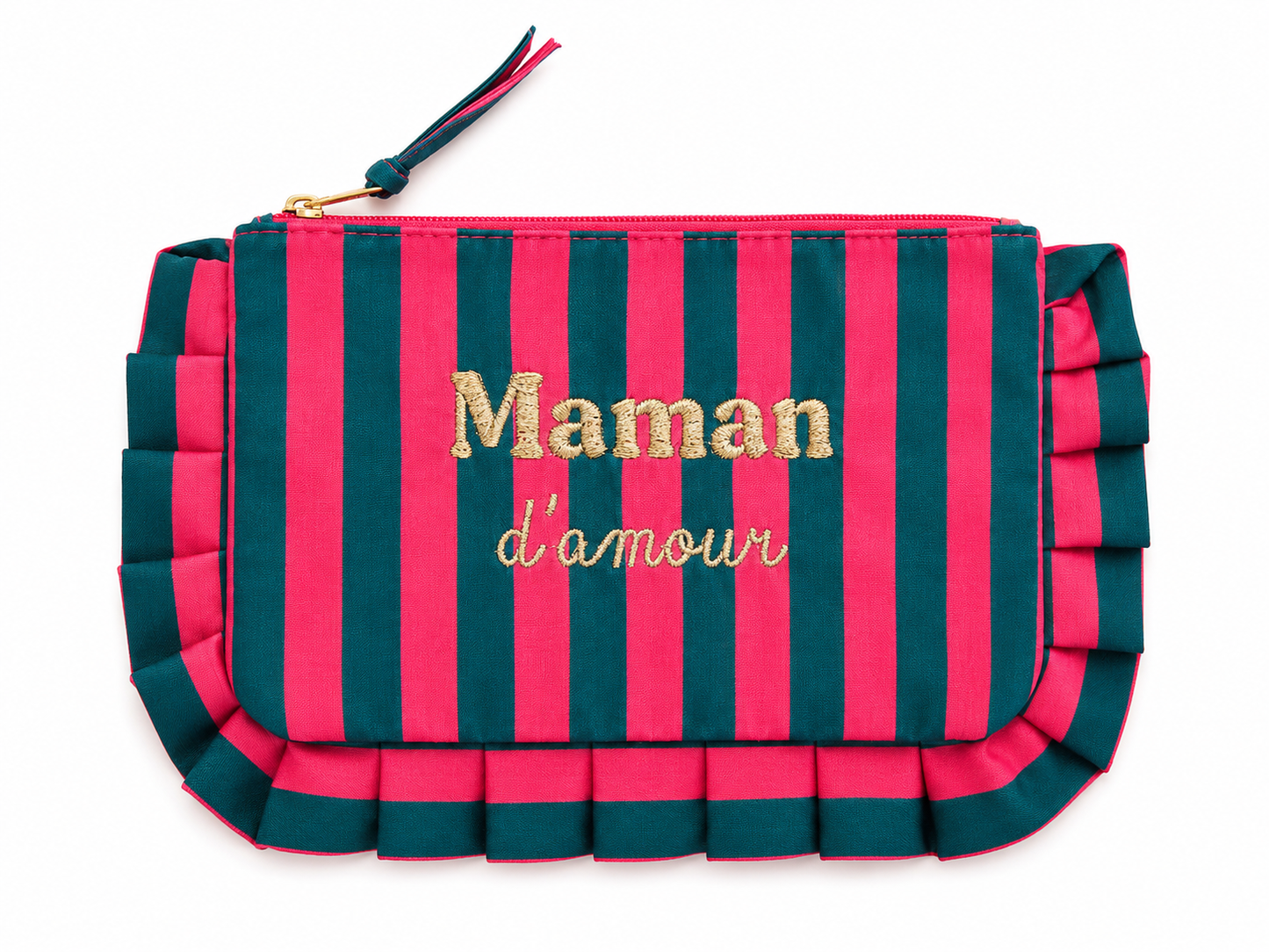 Pochette à rayures "Maman d’amour"