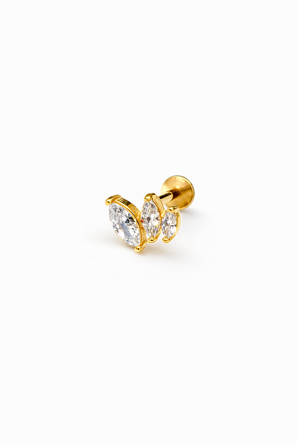 Piercing HALO - doré