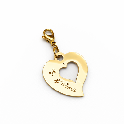 Charm cœur Je t'aime