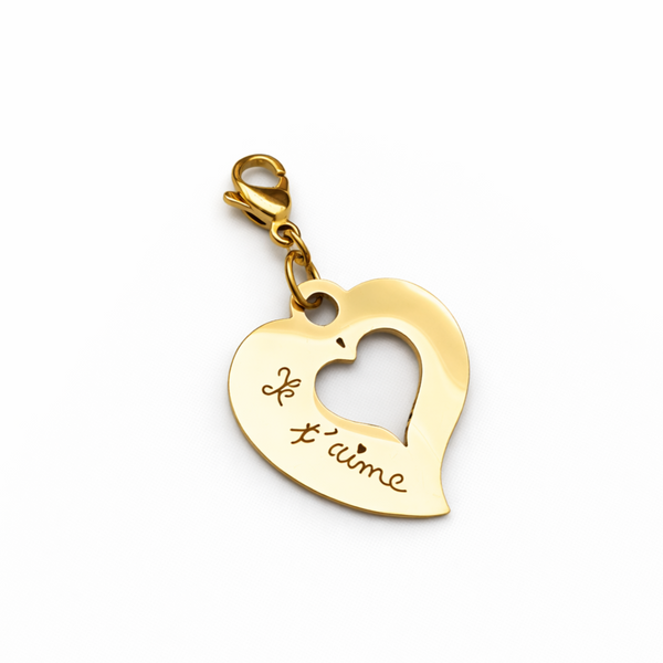 Charm cœur Je t'aime