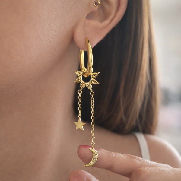 Boucles d’oreilles LUMÉA - doré