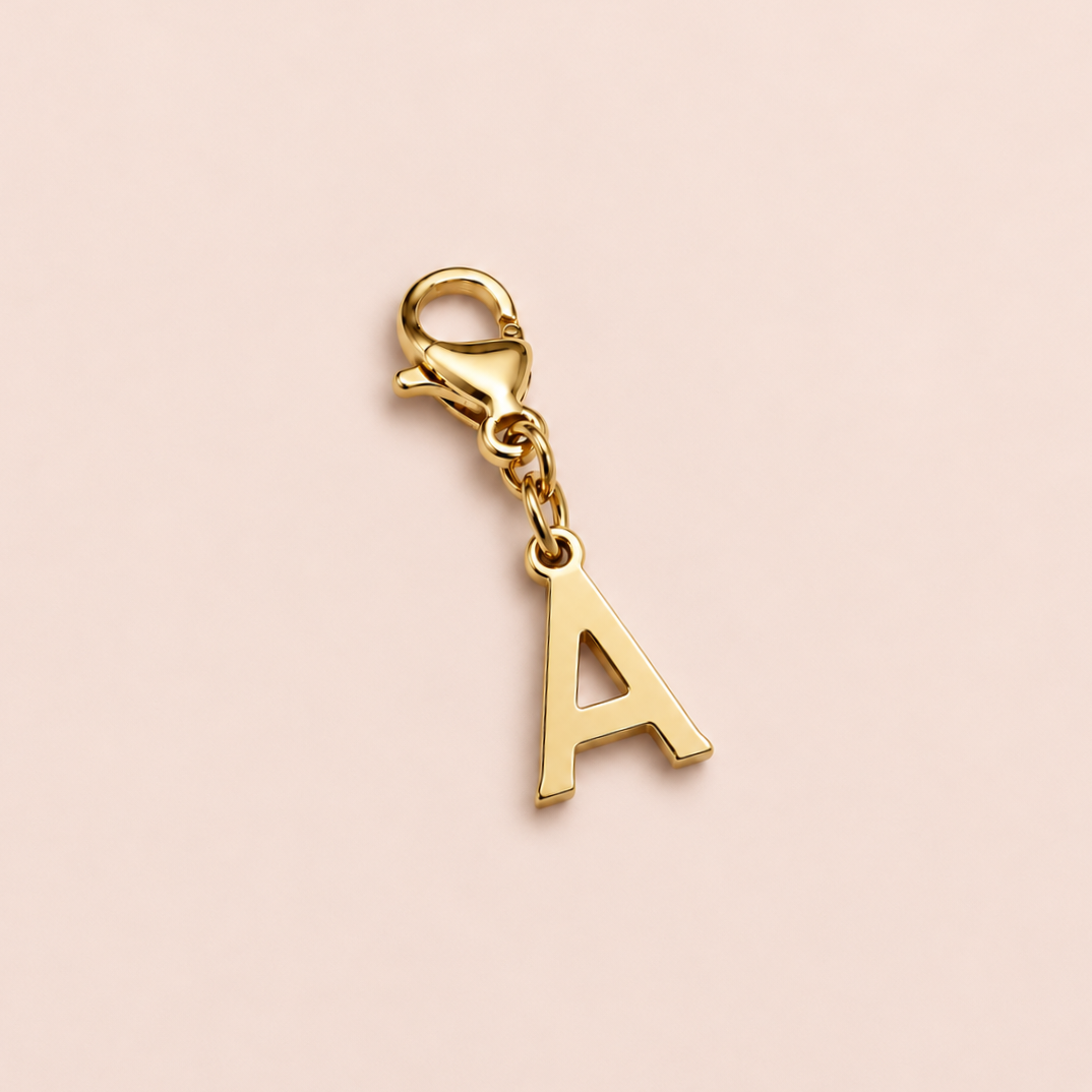 Charms lettres initiales Modèle B