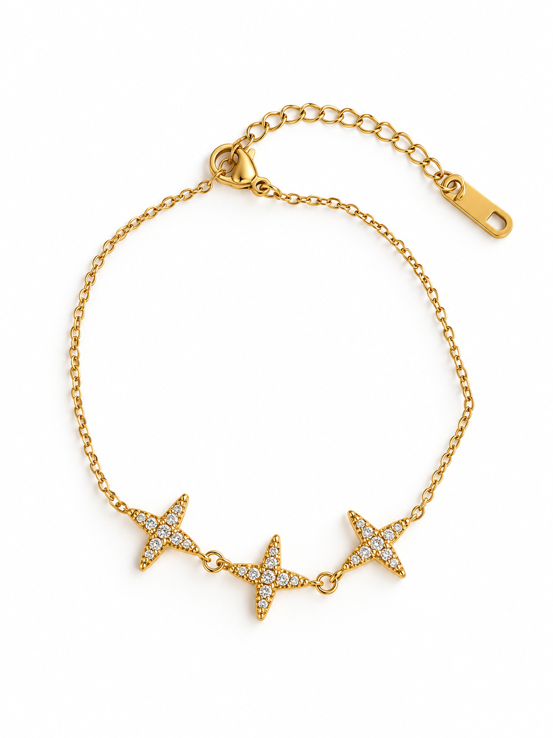 Bracelet étoiles strass