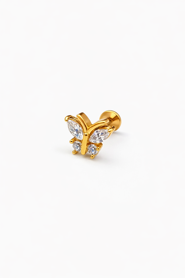Piercing BUTTERFLY - doré