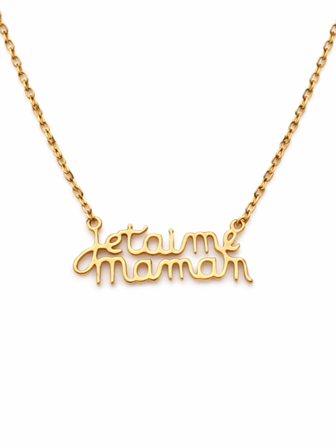 Collier je t'aime Maman
