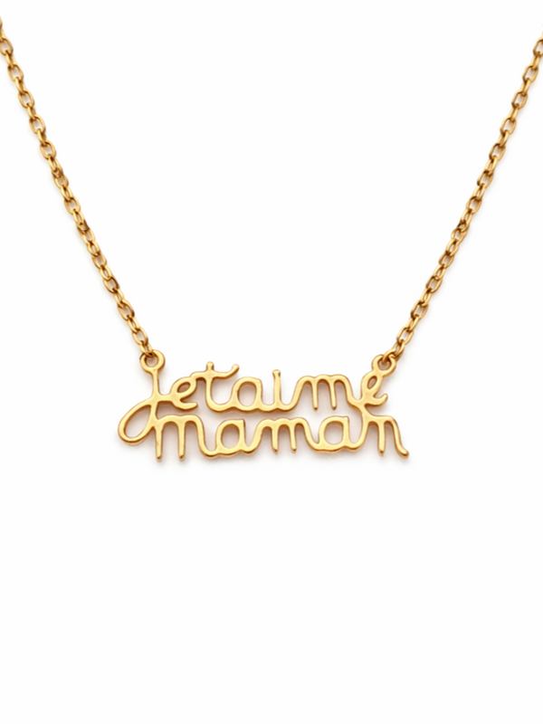 Collier je t'aime Maman