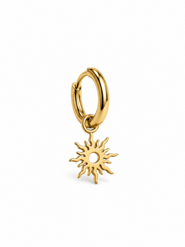 Monoboucle soleil doré, petit modèle