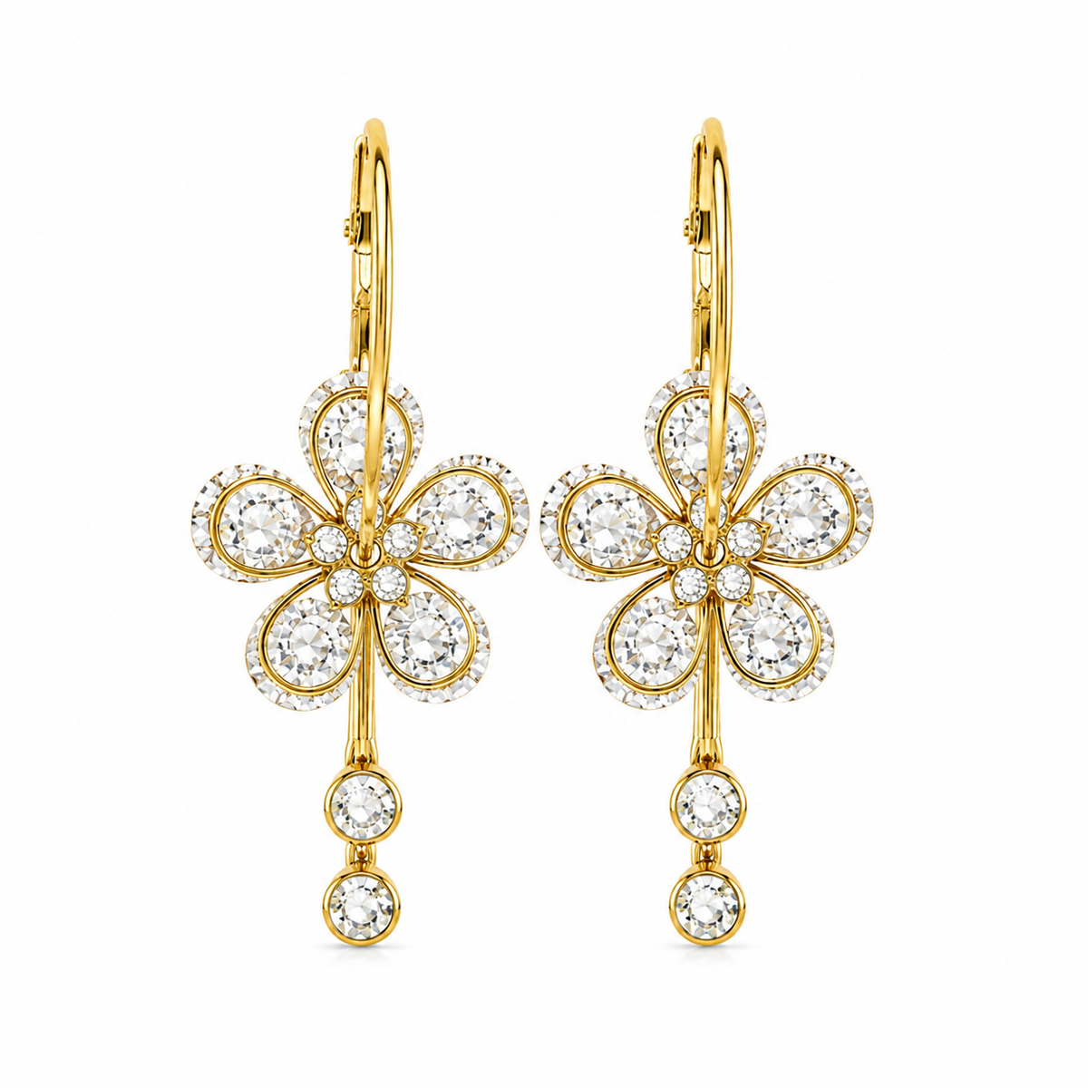 Boucles d’oreilles FLORYA - doré