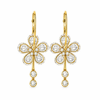 Boucles d’oreilles FLORYA - doré
