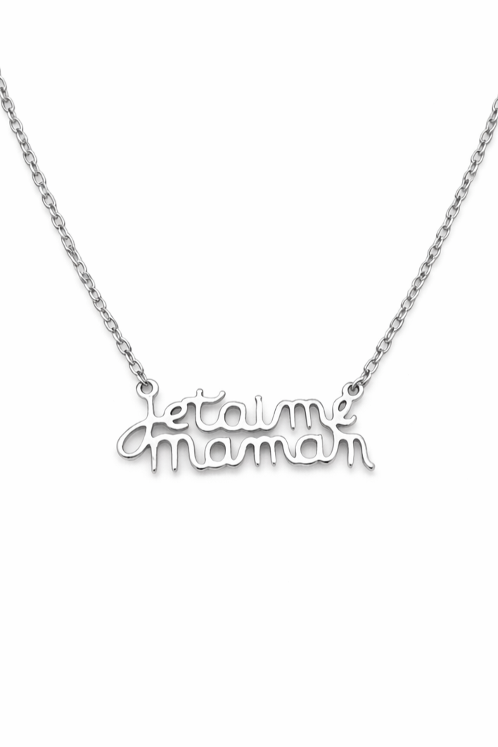 Collier je t'aime Maman