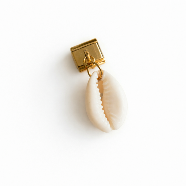 Charm italien breloque coquillage cauri naturel