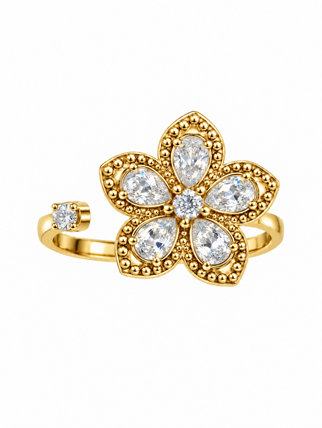 Bague rotative anti-stress JASMINE