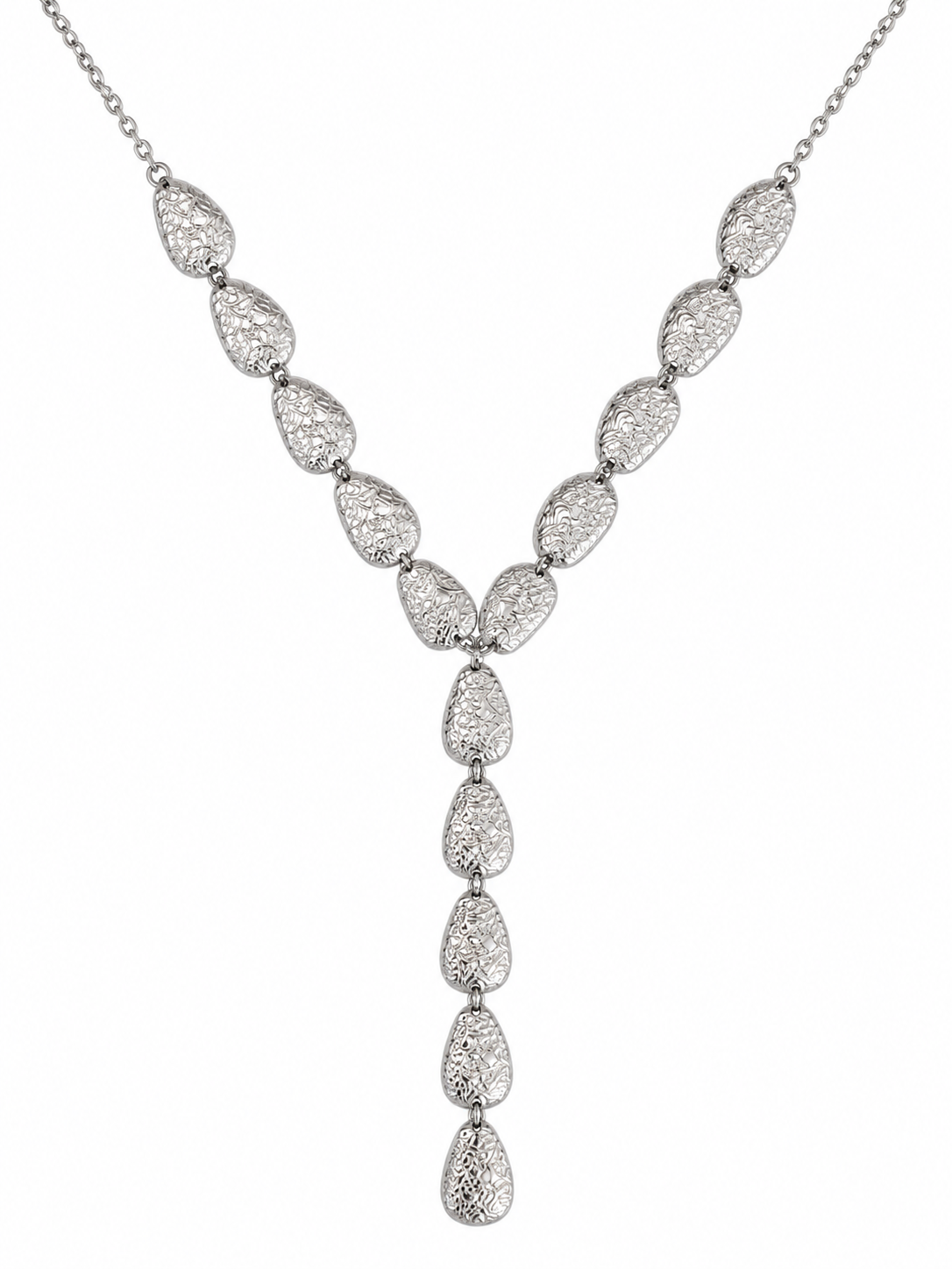 Collier Rosée goutte zircon doré