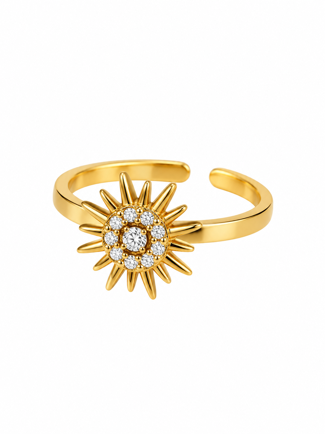Bague rotative anti-stress OPHÉLIE bleue - vue 2