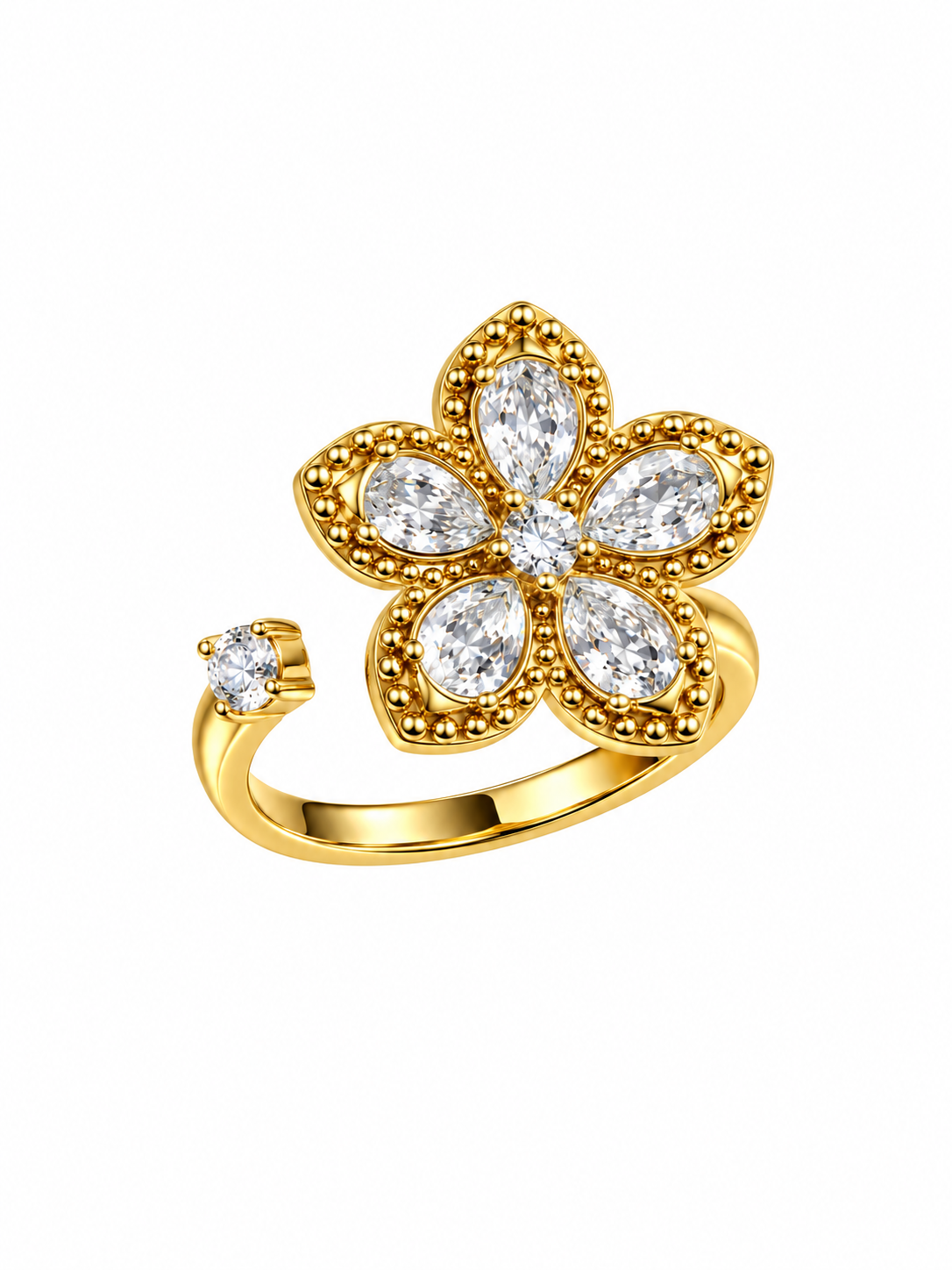 Bague rotative anti-stress JASMINE