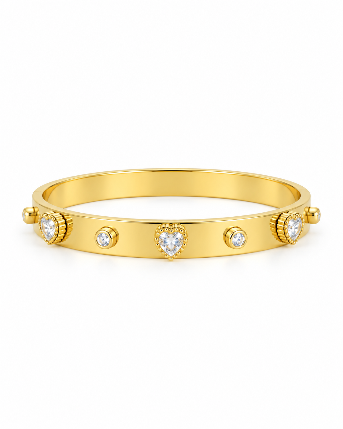 Bague Marinette dorée breloques maille marine