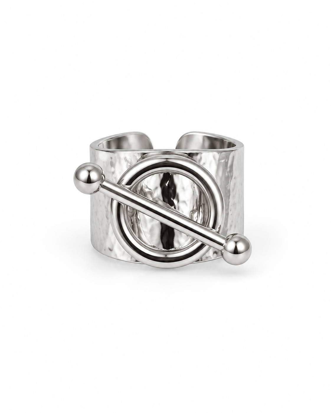 Bague Léonie dorée maille marine