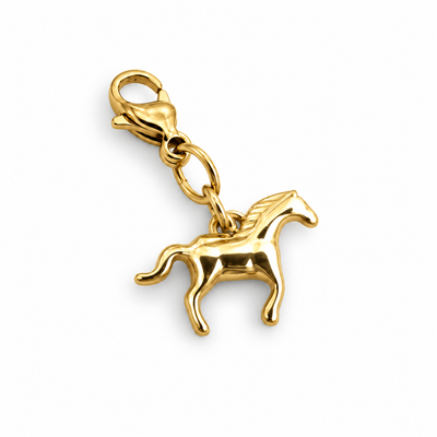 Charm Cheval crinière - doré